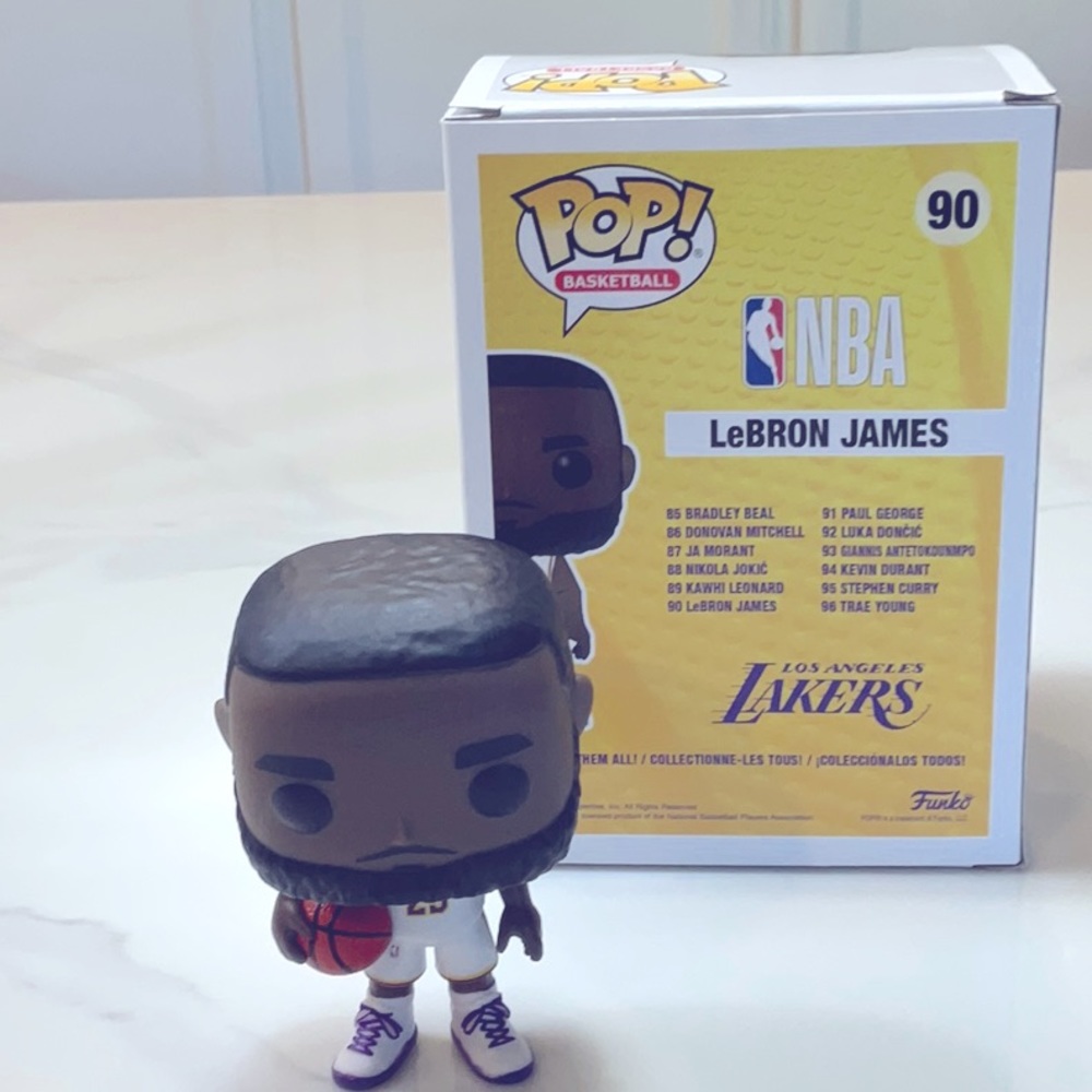 - Lebron James Funko pop. New in box.